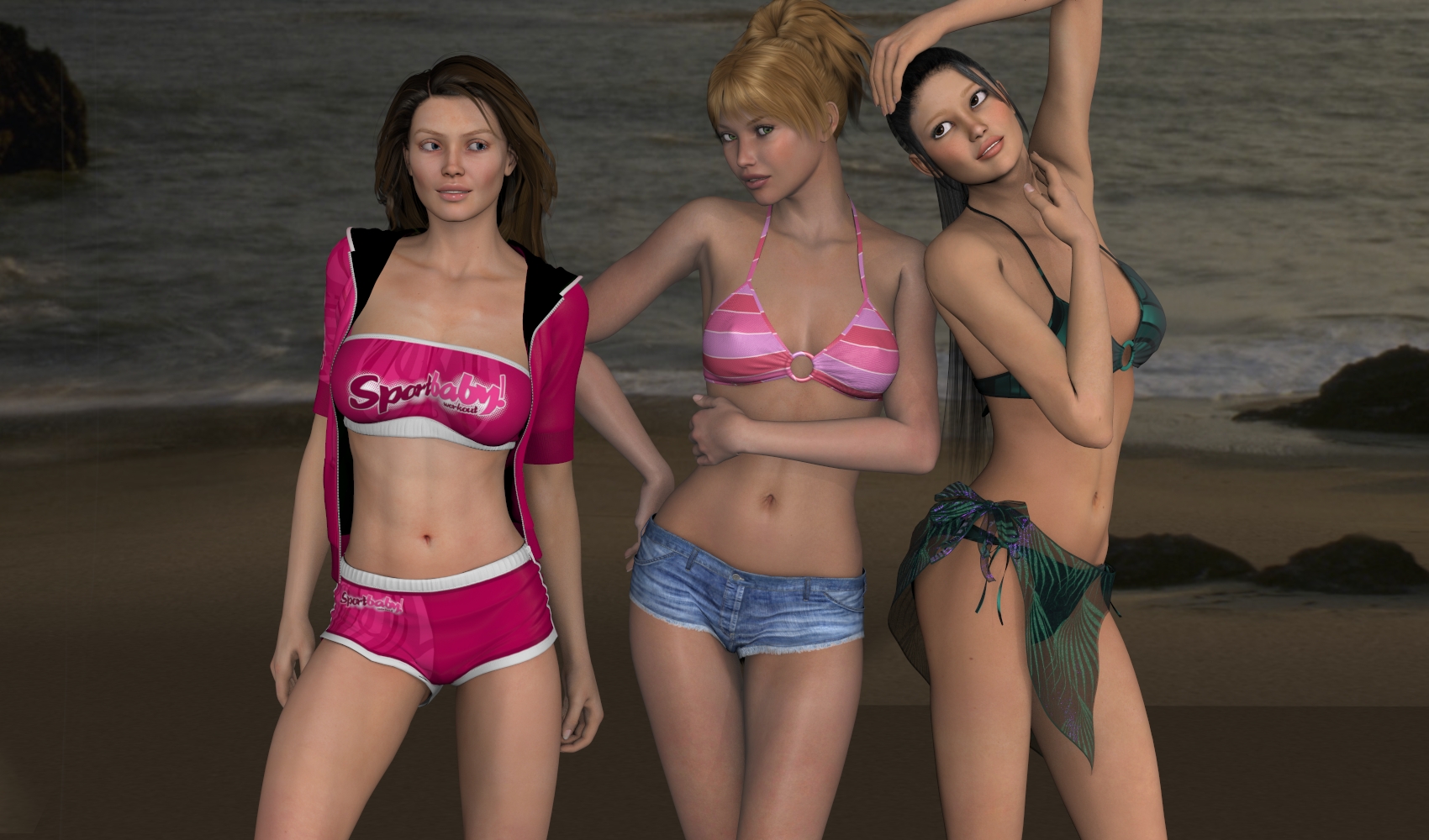 Virtual date girls lisette threesome